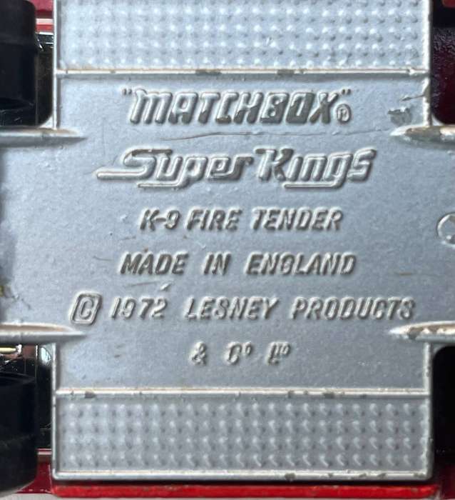 MATCHBOX Fire truck