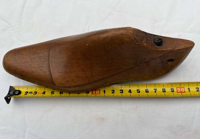 Ornamental vintage wood shoes