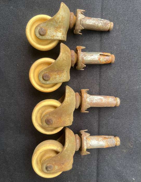 Vintage caster wheels