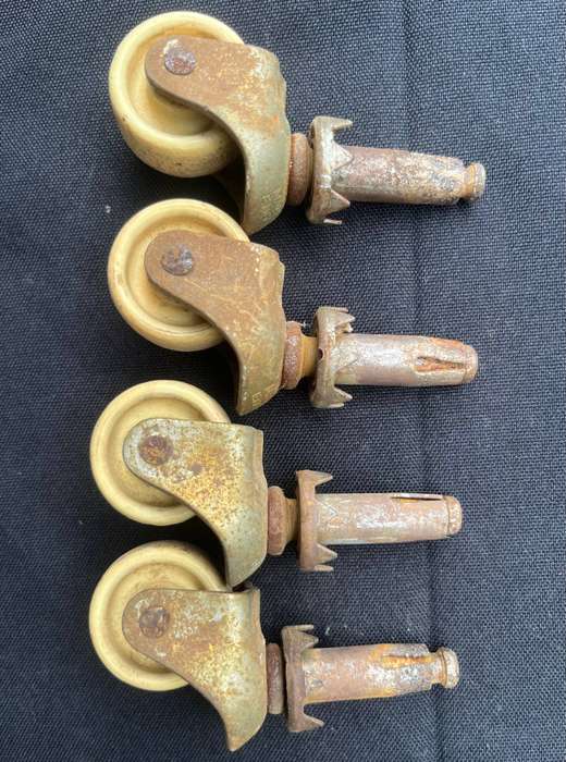 Vintage caster wheels