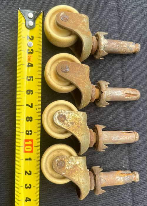 Vintage caster wheels
