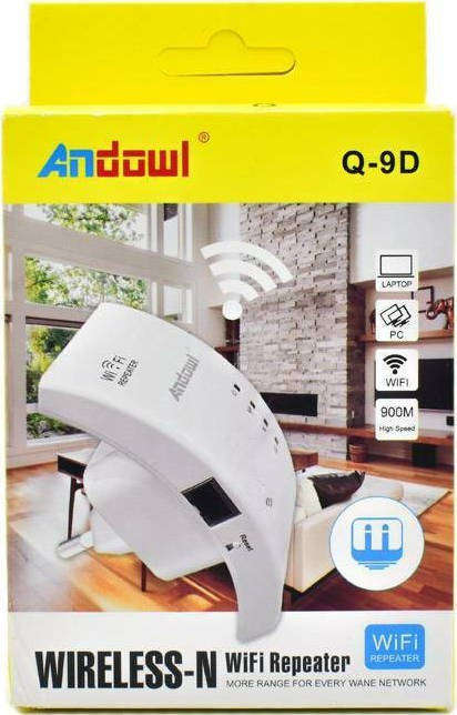 Andowl Q-9D WiFi Extender N Speed 900mbps Router Antenna Booster