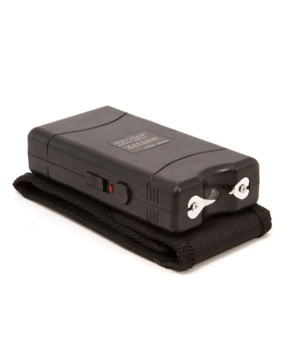 Black Self Defence Flashlight with Electric Shock