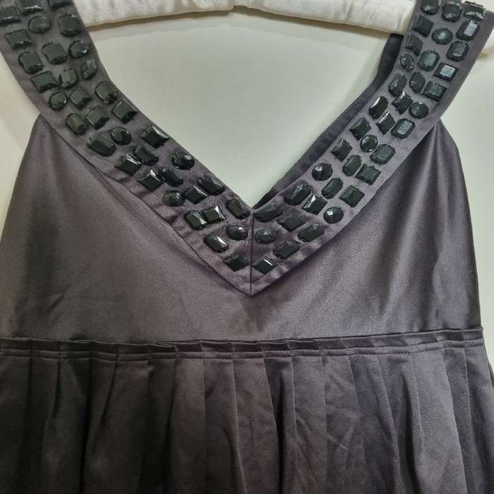 Zara Cocktail Dress - Dark Grey - Size S