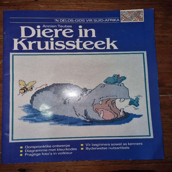 Diere in Kruissteek - Annien Teubes