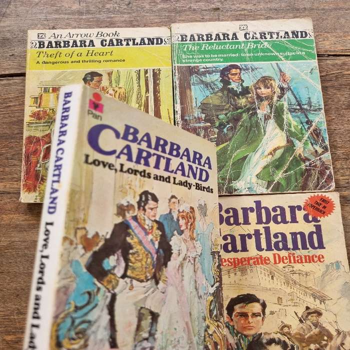 4 x Barbara Cartland books