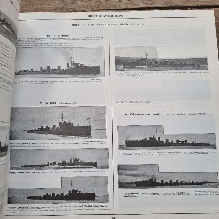 2 x Large Coffee Table Books - Jane's Fighting Ships of WWI and WWII