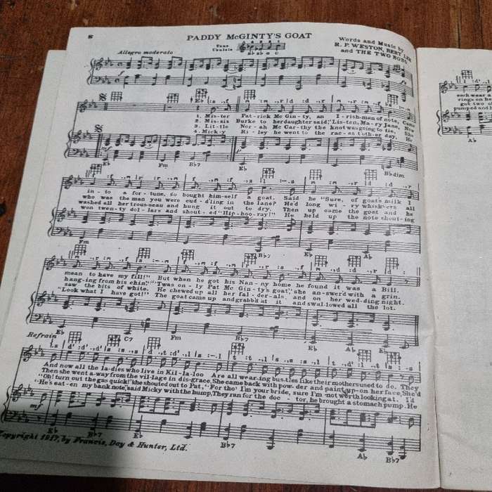 Francis & Day's Community Book of Irish Songs - Sheet music