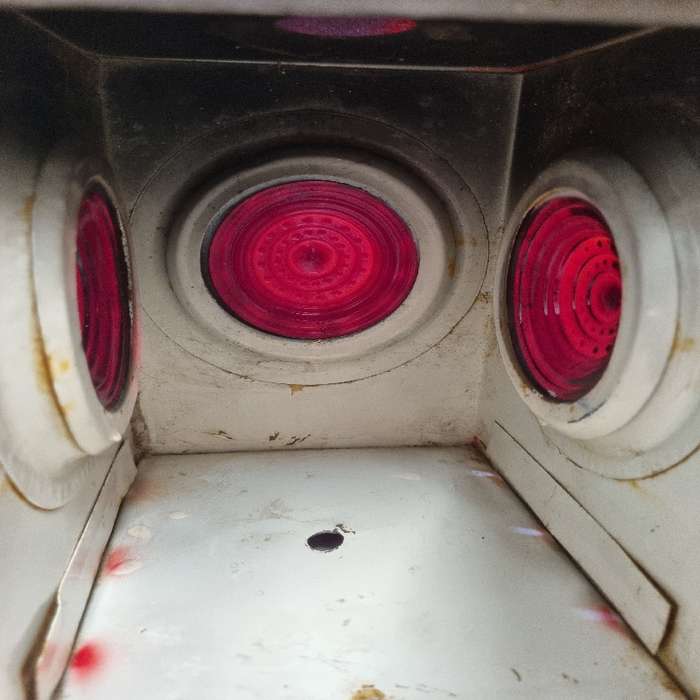 Vintage Red Metalix Railway Lamp