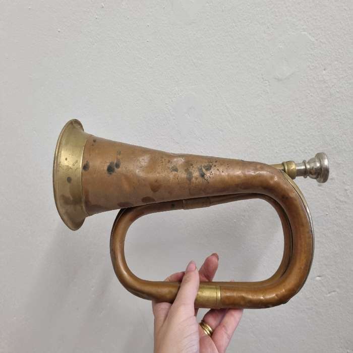 Vintage Copper and Brass Bugle