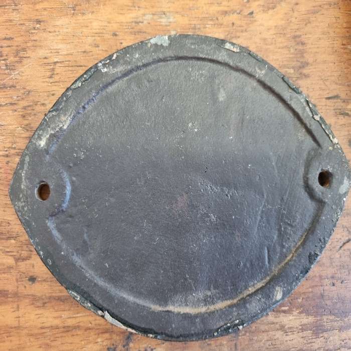 Antique Safe Badge - Cast Iron - Chubb's Fire Resisting Safe - London