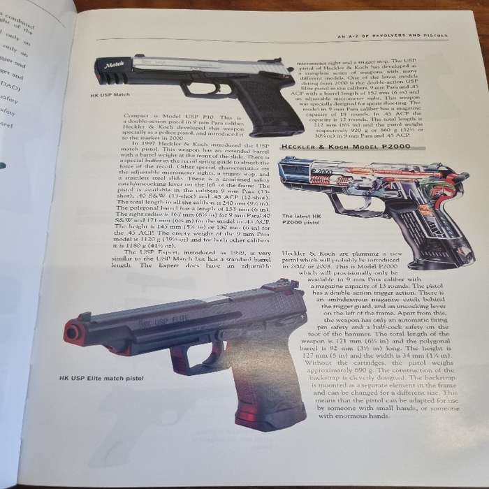 The Complete Encyclopedia of Pistols and Revolvers - A.E. Hartink - Large Heavy book