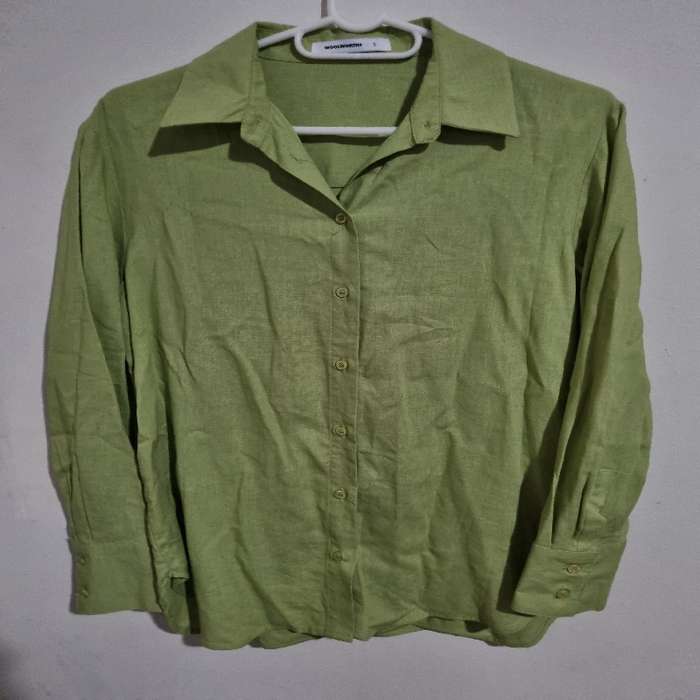 Woolworths Green shirt - Size S