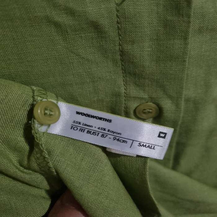 Woolworths Green shirt - Size S
