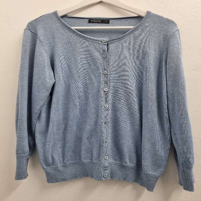 David Jones Light Blue Knitwear - Size XL
