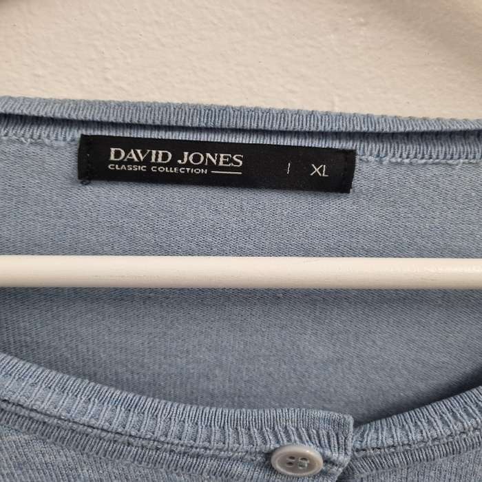 David Jones Light Blue Knitwear - Size XL