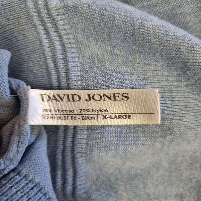 David Jones Light Blue Knitwear - Size XL