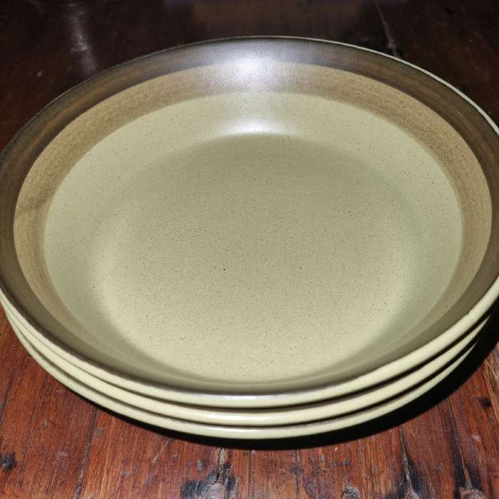 3 x Vintage Retro Desert Bowls / Dishes - Arrowstone - Japan