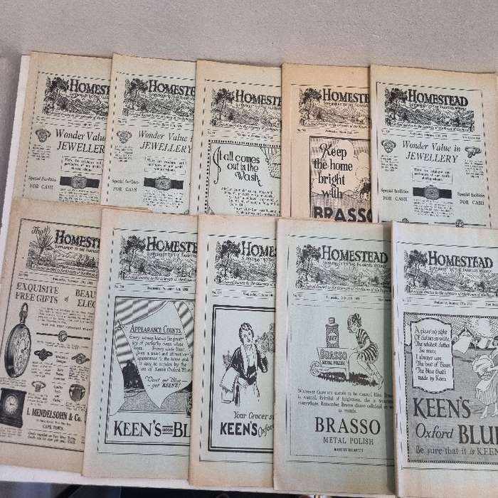 10 x Vintage Magazines - The Homestead - 1926 - 1929