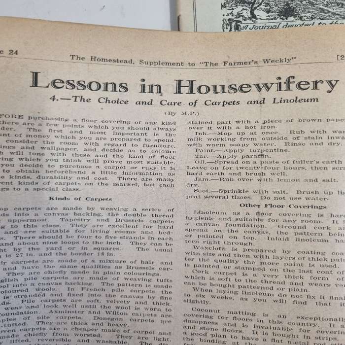10 x Vintage Magazines - The Homestead - 1926 - 1929