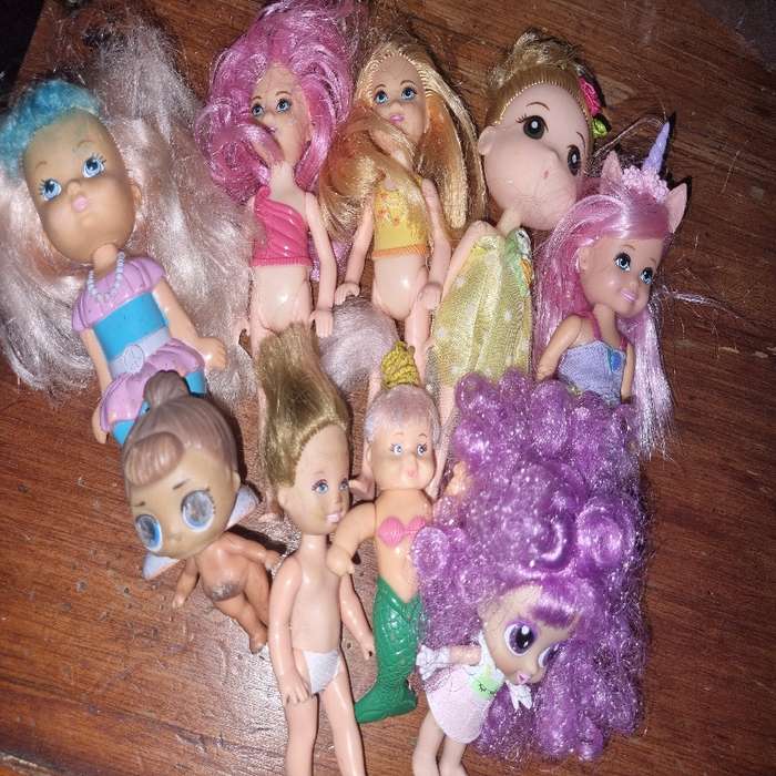 9 x Dolls, including some vintage - See photos