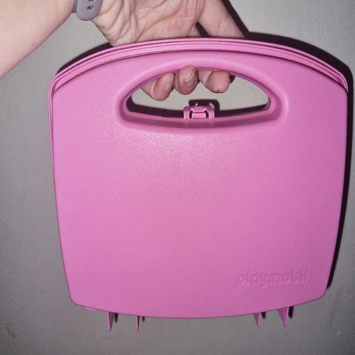 Playmobil pink carry case - empty