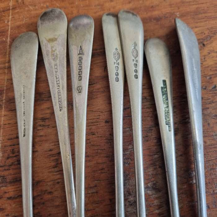 13 x Vintage Forks - all stamped