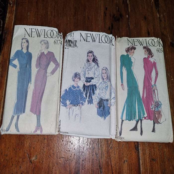3 x Vintage Ladies Clothing Patterns - Not checked