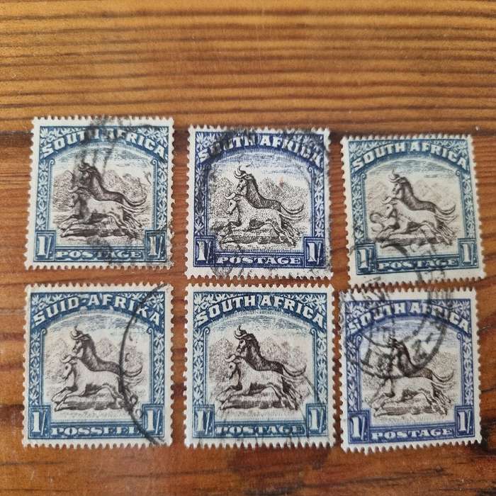 6 x SA 1D Stamps