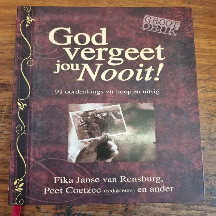 God vergeet jou nooit - Groot Druk