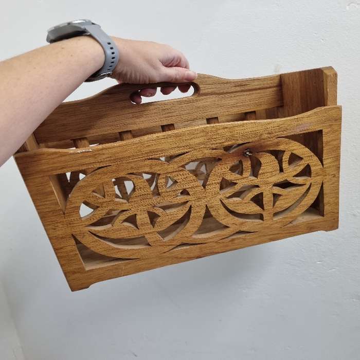 Wooden Magazine rack - Beautiful!!