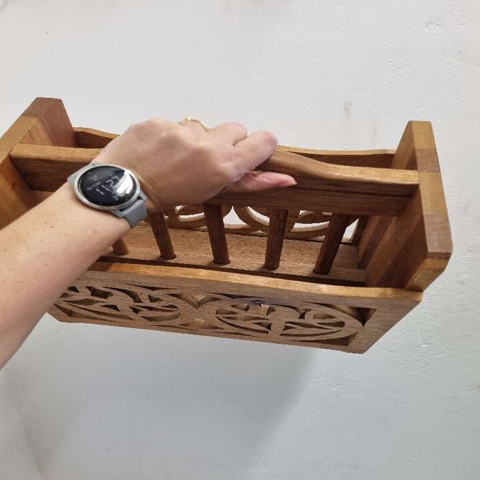 Wooden Magazine rack - Beautiful!!