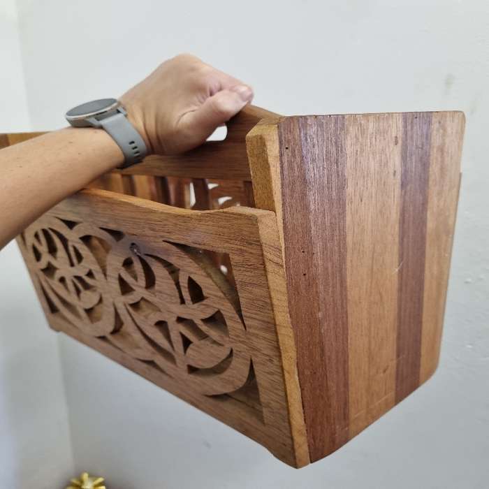 Wooden Magazine rack - Beautiful!!