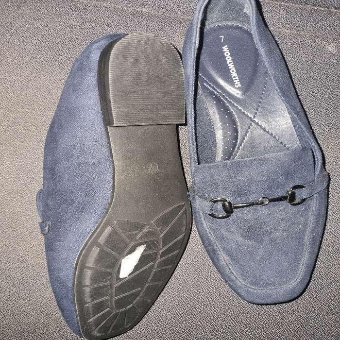 Navy Woolworths Flats - Size 7 - Never worn