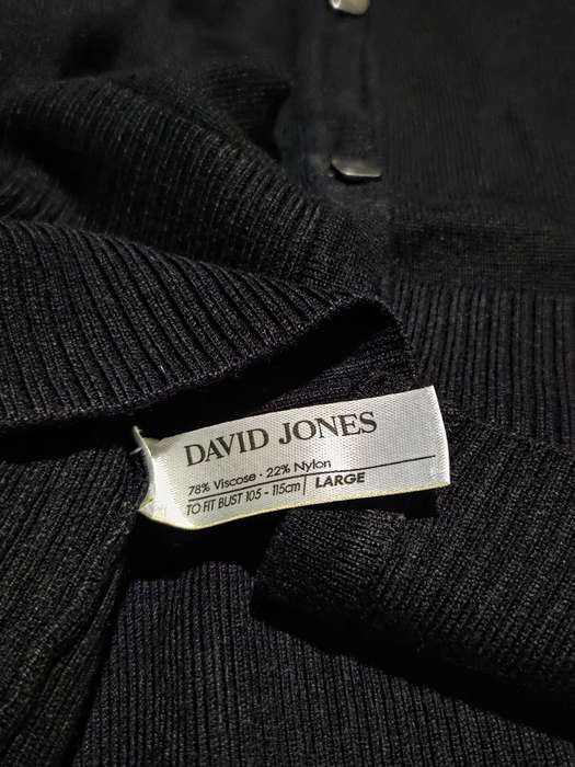 David Jones Knitwear - Black - Size L