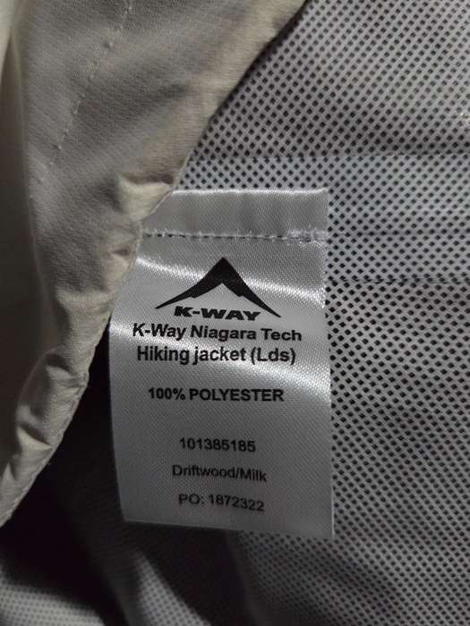 K-Way Niagara Tech Hiking Jacket - Size L - Perfect Condition