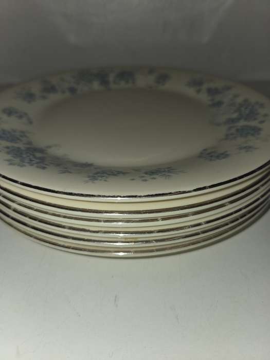 6 x Royal Doulton Side plates - The Romance Collection - Michelle - Just Beautiful - Diameter - 20cm