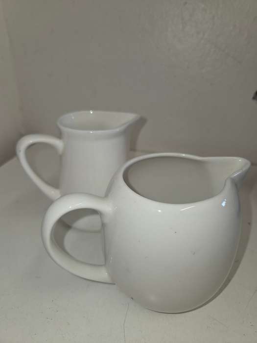 2 x Maxwell & Williams Milk Jugs - White
