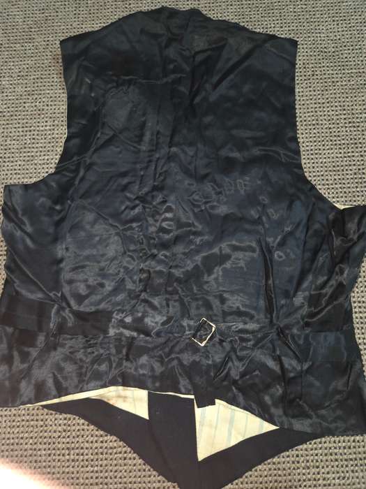 Vintage Mens Black Waistcoat