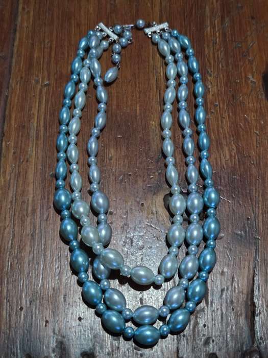 Vintage 3 String Necklace
