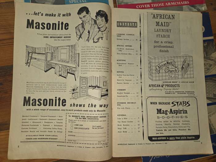 4 x Vintage Homestead Magizines - 1950's and 1960's