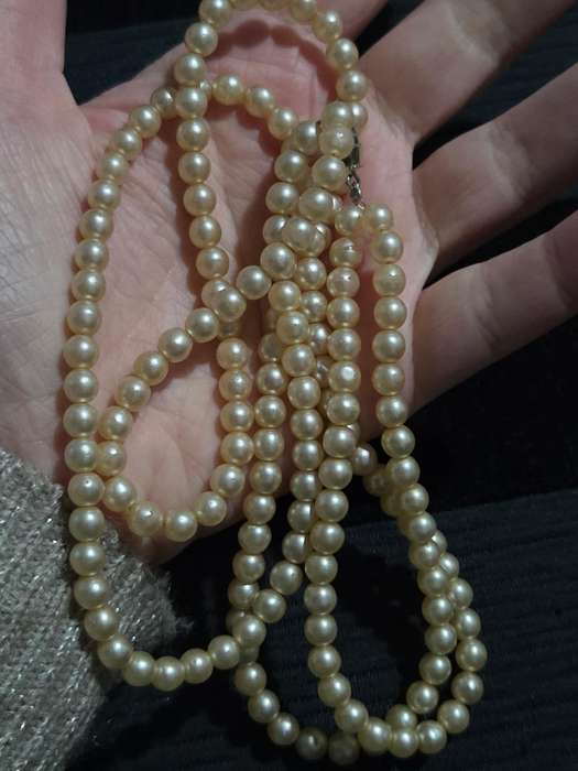 2 String Pearl Necklace