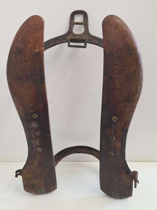 Antique Mason & Sons Saddle Frame - Wood and Cast Iron - See pictures