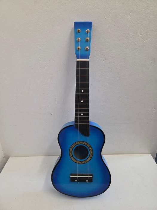 Blue kids guitar - Good condition but needs string