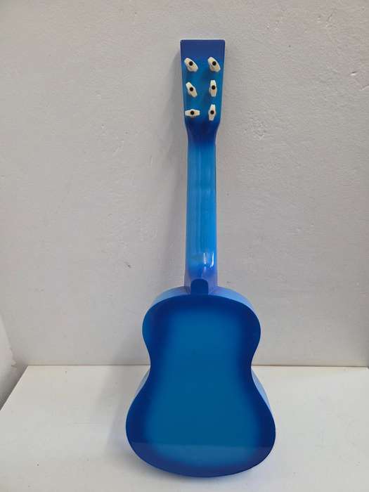 Blue kids guitar - Good condition but needs string