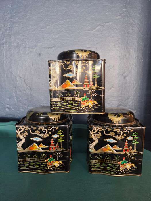 3 x Vintage Baret Ware Tins