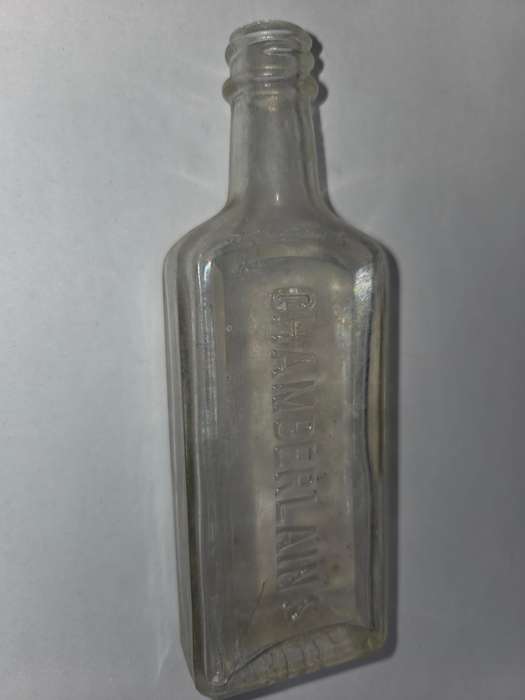 Vintage Glass Bottle - Chamberlain's - Height - 14.5cm