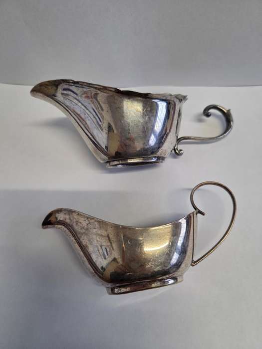 2 x Vintage EPNS Sauce Jugs - Made in England