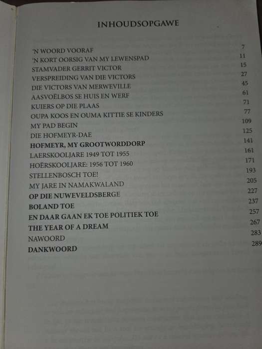 Die Kronieke & Wedervaringe van 'n Wittebroodbaba - Kobus Victor - Hofmeyer & omgewing