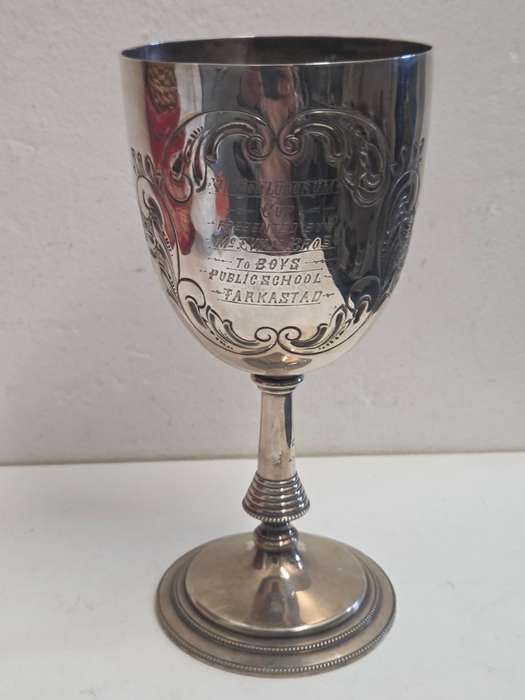 Large Silver Plated Goblet - Patosi Silver & Co Birmingham